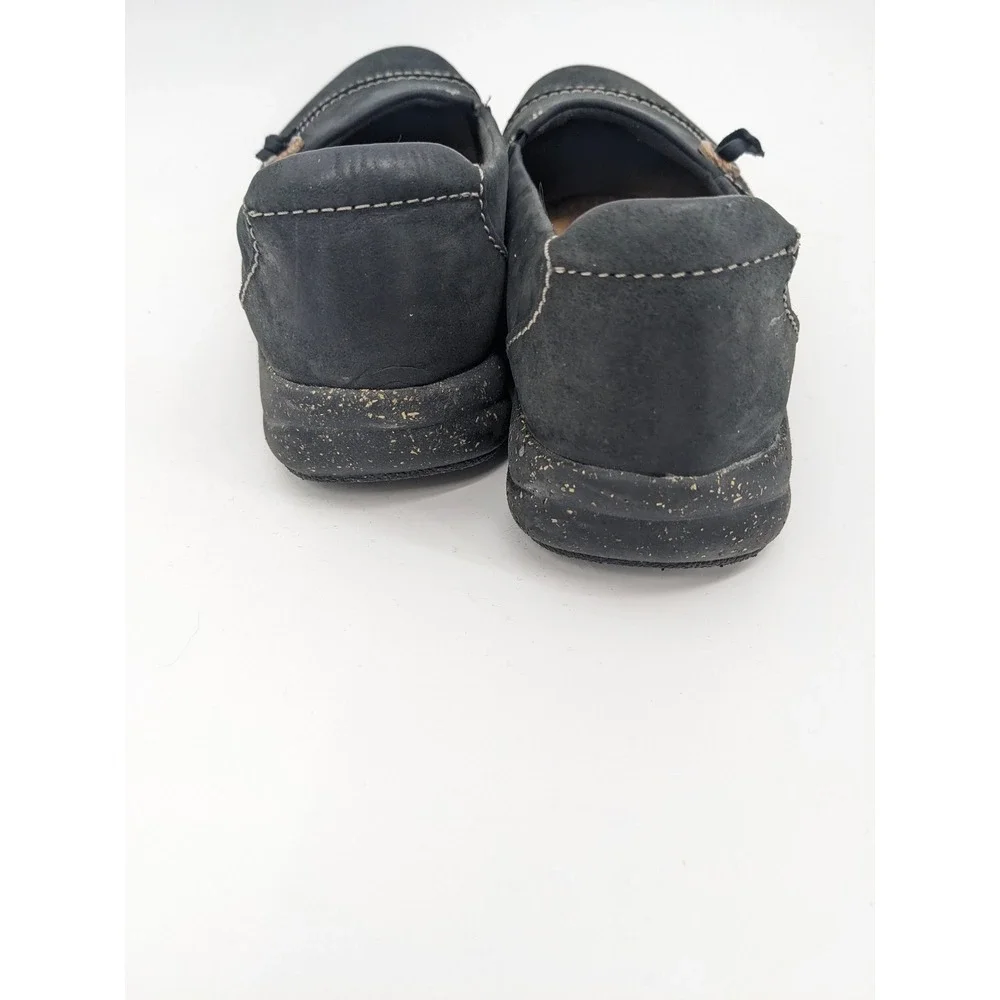 Clarks Roseville Sky Loafer Womens 8 Black Leather‎ Slip On Casual Comfort Shoes
